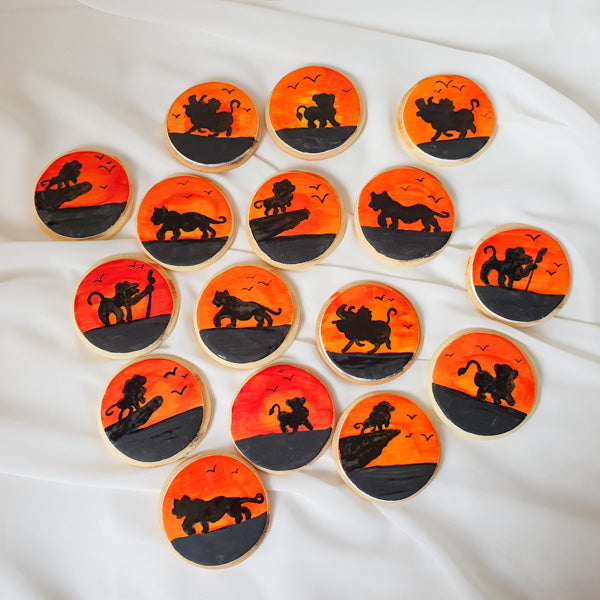 Lion King Silhouette Cookies
